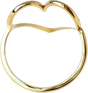 Anillo de mujer con forma de corazón, anillo de plata, joyería llamativa, compromiso de promesa, joyería pequeña hecha a mano, anillo de Plata de Ley 925 - Product Image 4