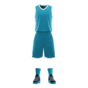Conjunto de Uniforme de Baloncesto Transpirable con Logotipo Personalizado, Jersey y Pantalones Cortos con Estampado Digital del Proveedor OEM, Talla Grande, Antibacteriano, Secado Rápido, Gratis - Product Image 5