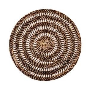 High Quality Natural Rattan <b>Round</b> <b>Placemat</b> for Tableware and Kitchen Ware Wholesale Hand Wicker From Vietnam Factory - Product Image 3