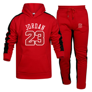 Ensemble de sweat-shirts à capuche pour hommes ODM 2025, décontracté, imprimé sport, vente chaude avec fermeture éclair pour la saison d'automne - Product Image 4