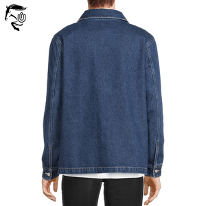 "แจ็กเก็ตยีนส์ใช้ได้ทั้งชายและหญิงแฟชั่น2025 | แจ็กเก็ตยีนส์แบบลำลองฟอกสีออกแบบได้ตามต้องการ" - Product Image 5