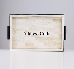 Plateau de service de décoration de Table, plateau de service décoratif personnalisé de Style Vintage assiettes ensemble de vaisselle - Product Image 2