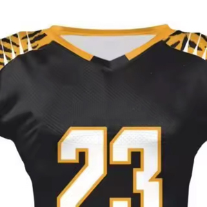 Ropa de fútbol juvenil uniformes de fútbol para equipo de secado rápido hombres sublimación transpirable hombres uniforme de fútbol americano OEM personalizado - Product Image 5