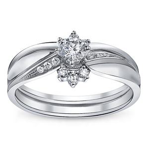 Bague en or avec diamants naturels blancs, or 18 carats, diamants de 0,90 à 1,50 carats pour l'exportation - Product Image 4