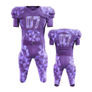 American Football Jersey and <b>Pants</b> Set for Men Custom Design Breathable Fabric Gamewear OEM Factory Direct Supply - Product Image 1