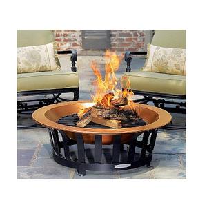 Minimalist Iron <b>Fire</b> <b>Pit</b> for Modern Outdoor Decor Offering Clean Lines Eco-Friendly Wood-Fueled Heating with 10,000-14,999 BTU - Product Image 1