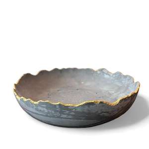 Bols de service artistiques en résine présentant des motifs et des textures uniques parfaits pour améliorer l'esthétique de la table - Product Image 4