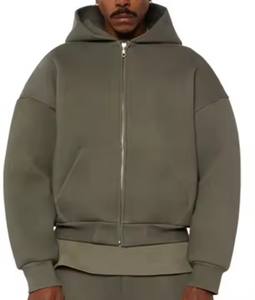 Survêtement ample pour homme en coton 100% de haute qualité, vente en gros, 500 g/m², couleur unie, lourd, décontracté pour l'hiver - Product Image 2