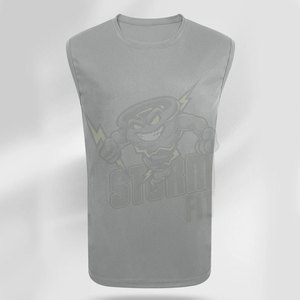 Débardeurs pour hommes été sans manches coupe ample chemise col rond athlétique basket-ball course Fitness sport entraînement Gym débardeur hommes - Product Image 6