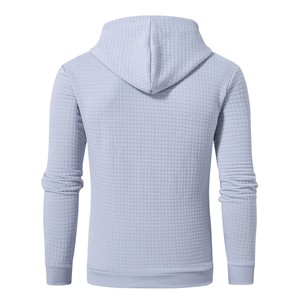 Logo personnalisé hiver unisexe fermeture éclair à capuche 2026 nouveau Design décontracté chaud polaire écologique 100% coton ensembles - Product Image 3