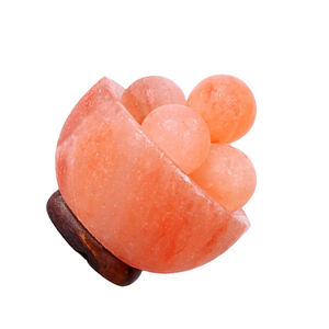 Cuenco de Sal del Himalaya con Cable USB y Regulador de Intensidad, Hecho a Mano, Tacto Real, Artesanía Orgánica Natural, Decoración para Fiestas y Bodas, Lámpara de Sal PK al por Mayor - Product Image 5