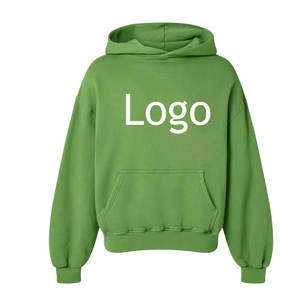 Buy <b>Men</b> High Quality <b>Thick</b> Clothing Oversized <b>Hoodies</b> Custom Logo Cotton Heavyweight Unisex Basics Cotton Blended <b>Hoodies</b> - Product Image 4