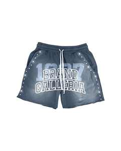 Pantalones cortos de algodón para hombre, ropa informal personalizada con cordón estampado, vintage, lavado, corto, con diamantes de imitación, bolsillo lateral corto - Product Image 4