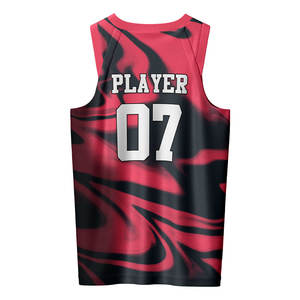 Private Label Adult Basketball Uniforms 100% Polyester Breathable Printed <b>Plus</b> <b>Size</b> Front Logo Team Sportswear OEM/ODM Supplier - Product Image 4