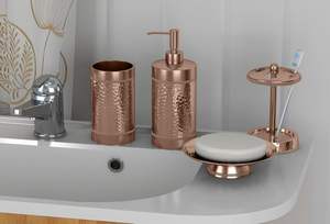 Dual polished brass <b>soap</b> wall mounted dish, twin metal basins, premium quality, available at wholesale prices - Product Image 5