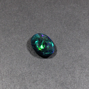 15X11MM โอปอลสีดำธรรมชาติ4.75Cts รูปไข่อัญมณีหลวม1ชิ้นสำหรับทำเครื่องประดับ - Product Image 2