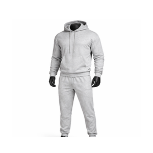 Conjunto de Sudadera con Capucha y Pantalones Deportivos Personalizados |   Conjunto Deportivo de Dos Piezas de Felpa de Algodón y Poliéster |   Ropa Deportiva Unisex OEM ODM - Product Image 1