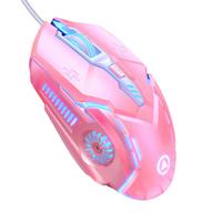 Nuevo Ratón para Juegos con Cable USB 2.4GHz, Silencioso, con Luces RGB Personalizables, 6 Botones, DPI 3200, para PC y Portátil