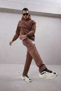 Ensemble de survêtement pour homme de qualité supérieure, sweat-shirt et pantalon de survêtement, deux pièces, respirant, séchage rapide, vêtements de détente pour l'automne et l'hiver - Product Image 5