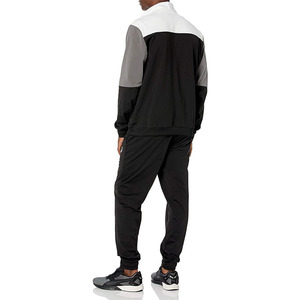 OEM High Quality Cheap Rate Custom Logo Latest Design 2026 Breathable Heavyweight Cotton <b>polyester</b> <b>Tracksuit</b> For Men Color Block - Product Image 2