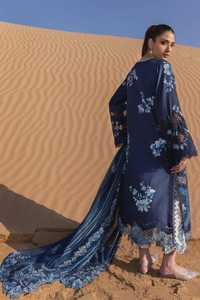 Dernier costume de collection en coton lourd Karachi avec haut et pantalon Dupatta inclus pour vêtements indiens et pakistanais - Product Image 4