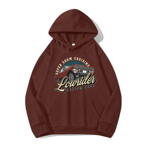 Liso teñido de punto 100% algodón invierno sudaderas con capucha tallas grandes hombres OEM diseño personalizado Color sólido moda al por mayor Bangladesh - Product Image 2