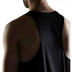 Camisetas sin mangas de algodón de alta calidad, Camiseta deportiva de corte cuadrado, camiseta sin mangas acanalada para hombres de gimnasio personalizada para hombres - Product Image 6