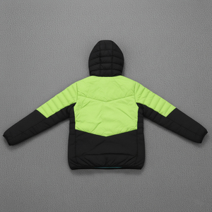 2025 recién llegado chaqueta acolchada de moda de Invierno para mujer a prueba de viento bloque de Color de talla grande ropa de calle chaqueta de burbujas - Product Image 2