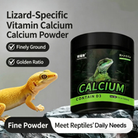 Poudre de calcium pour lézards Vitamines Suppléments nutritionnels pour reptiles Probiotiques Électrolytes D3 Multivitamines Soutien immunitaire Sensible