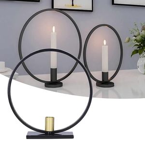 Elegante juego de soporte de decoración de pegatinas de mármol, candelabro de Metal grande, velas de Pilar, centro de mesa elegante, 2 Otros candelabros - Product Image 2