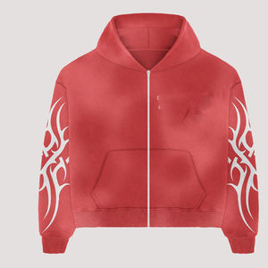 Nouveau design surdimensionné survêtement pour hommes-Streetwear décontracté prix de gros ensemble de sweat survêtement unisexe respirant survêtement - Product Image 6