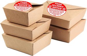 Reusable <strong>Allergy</strong> <strong>Sticker</strong> for Cake Food <strong>Allergy</strong> <strong>Stickers</strong> 2 Inch Allergen Warning Labels for Bakery, Party,Restaurants 500 Pcs - Product Image 4