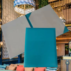 Dossier de menu élégant et durable en similicuir PU Support de menu de vente économique pour hôtels restaurants bars à vin - Product Image 1