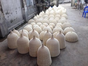 Meilleur choix de design, abat-jour en rotin rustique fait à la main, lustre durable, sûr, écologique, naturel - Product Image 5
