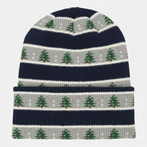 Gorro de Punto Acrílico Unisex de Alta Calidad, Cálido, para Invierno, Venta al Por Mayor, Personalizado, con Servicio OEM, Jacquard - Product Image 1