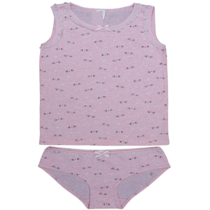 Conjunto de Pantalones con Lazo para Bebés Niñas, 95% Algodón, 5% Elastano, 160gsm, Estampado Completo, Jersey Sencillo, Disponible en BD - Product Image 1