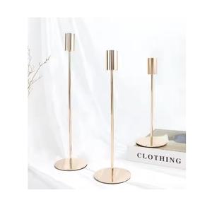 Candelabros elegantes dorados con diseño glamoroso, soporte de iluminación para eventos recién llegado, decorativo para fiesta de boda y hogar - Product Image 2