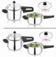 Casserole électrique en acier inoxydable Elite Model 5L, revêtement antiadhésif brillant, base à induction, certifiée ISI, multi-usages