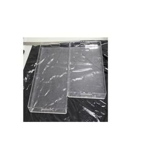 Bandeja Acrílica Personalizada Ecológica con Asas Doradas, Impermeable y Bandeja para Servir, Gran Venta - Product Image 1