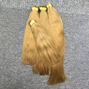 Bundles de cheveux vierges vietnamiens naturels droits cheveux bruts super doublement étirés en vrac du Vietnam - Product Image 4