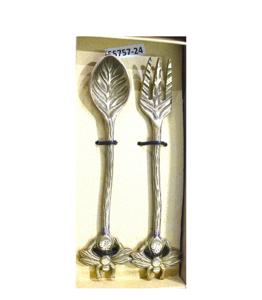 ช้อนกาแฟและน้ำชาโลหะชุบเงินพร้อมส้อมสำหรับงานปาร์ตี้มาตรฐานใหม่ - Product Image 4