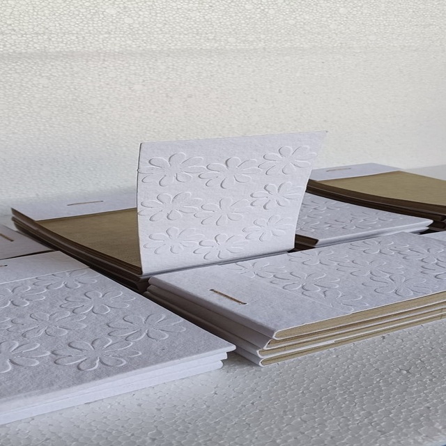 Custom Made Premium Scrapbook with Sustainable Paper Cross & Angel Designs-for Gifting & Corporate Events