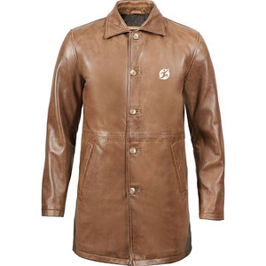 Abrigo Largo de Lana para Hombre, Elegante Abrigo de Invierno para Eventos Formales, Viajes y Moda Urbana - Product Image 1