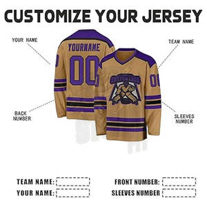 เสื้อกีฬาฮ็อกกี้น้ำแข็งพิมพ์ซับลิเมชันตามสั่งชื่อทีมและหมายเลข - Product Image 4