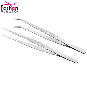 Stainless Steel Straight Tweezer Plant Tweezer Feeding Tongs <b>Aquarium</b> Tweezers for Gardening Fish Tank Aquatic - Product Image 1