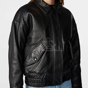 Veste en cuir de moto d'hiver pour femmes-Logos de tailles de couleurs personnalisables | Service OEM | Fourniture en gros de qualité supérieure de haute qualité - Product Image 2