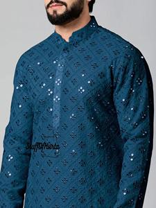 Mens Traditional Shalwar Kameez Ethnic Cultural Men Clothing Outfit Premium Cotton Fabric Tailoring Comfortable Regular Modest - Product Image 2