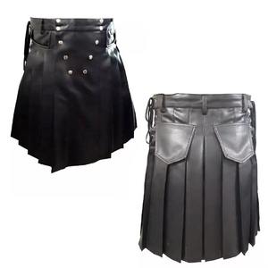 Conception personnalisée professionnelle, unisexe, cuir de haute qualité, acier inoxydable, kilt, logo personnalisé, utilisation en extérieur, tendance actuelle, dernière nouveauté - Product Image 4