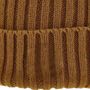 Gorro de Invierno de Alta Calidad para Hombre y Mujer, Gorro de Punto Grueso y Cálido, Gorro Acrílico con Puño y Bordado de Logotipo Personalizado - Product Image 6