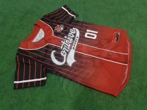 Camisetas de Béisbol Personalizadas Sublimadas, Transpirables, de Talla Grande, Manga Corta, con Botones, Anti-UV, que Absorben la Humedad, Estampadas para Hombre - Product Image 2